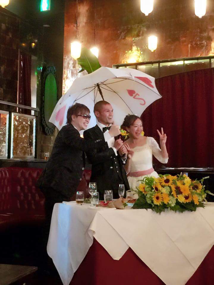 なか。たつやが実際の結婚式で新郎新婦と披露したマジック